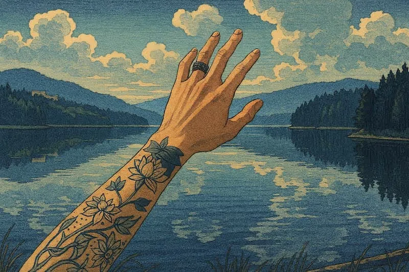 Search for tattoo-friendly onsen - Shin Hanga Art