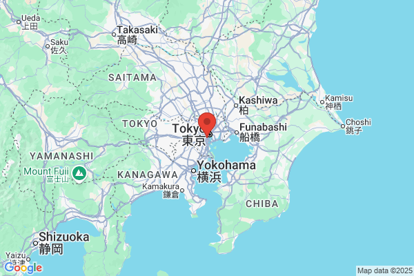 Google Map preview of Minato City tattoo-friendly onsen in Japan