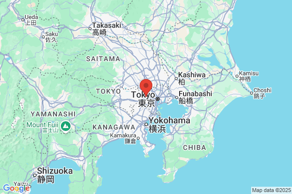 Google Map preview of Suginami City tattoo-friendly onsen in Japan