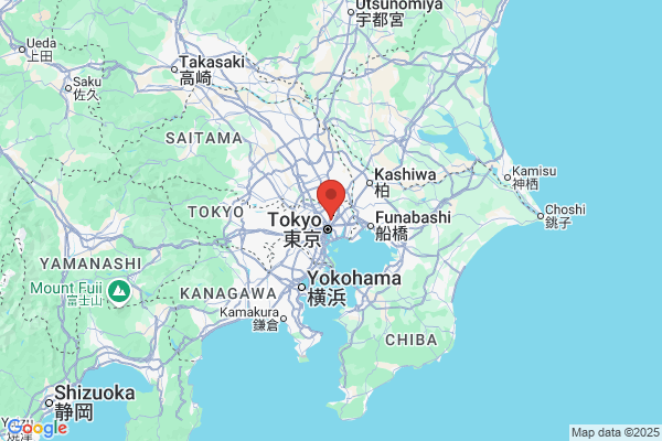 Google Map preview of Taito City tattoo-friendly onsen in Japan