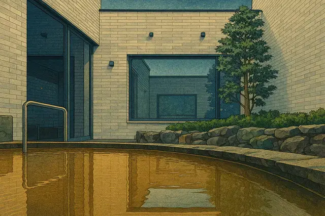 Hisamatsuyu Onsen Shin Hanga Art Style