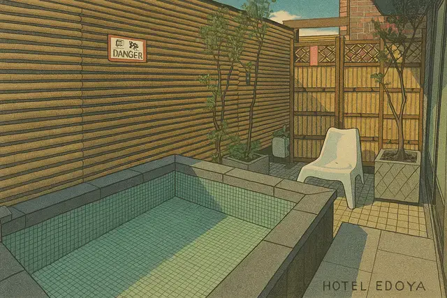 Hotel Edoya Shin Hanga Art Style