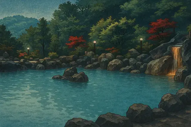 Hotel Mahoroba Shin Hanga Art Style