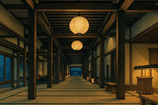 Jozankei Yurakusoan Shin Hanga Art Style