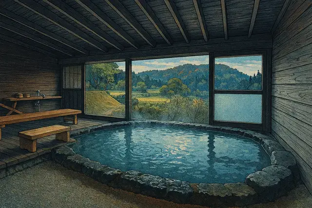 Kou no Yu Onsen Shin Hanga Art Style