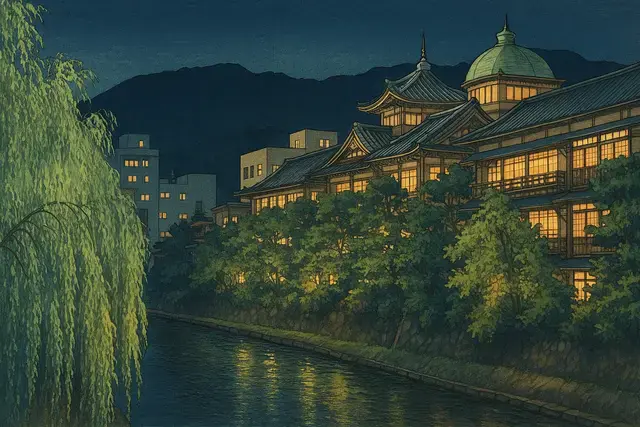 K's House Ito Onsen Shin Hanga Art Style