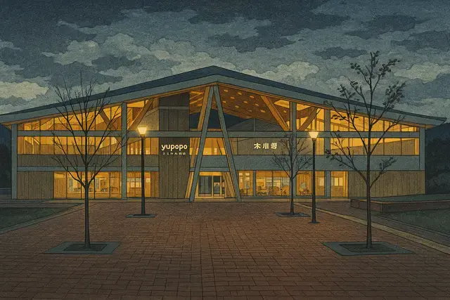 Onagawa Onsen Yupopo Shin Hanga Art Style