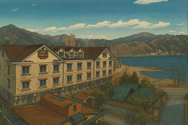 Royal Hotel Kawaguchiko Shin Hanga Art Style