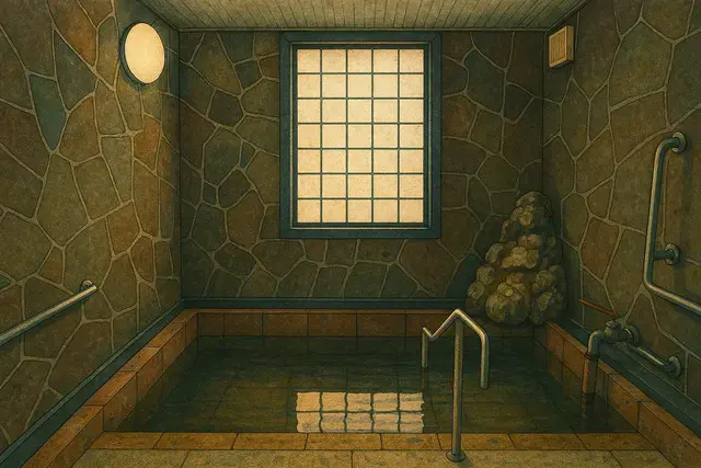 Ta no Yu Onsen Shin Hanga Art Style