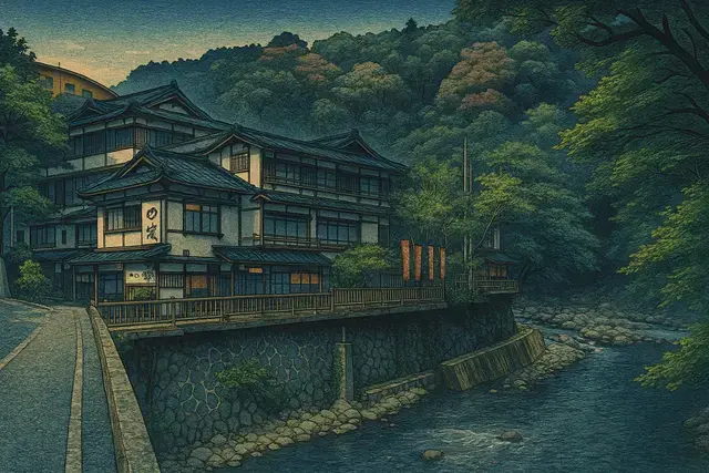 Tōnosawa Ichinoyu Honkan Shin Hanga Art Style